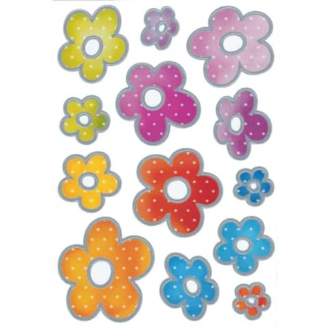 HERMA Sticker DECOR "Blumen Silberprägung" (EAN: 4008705033329)
