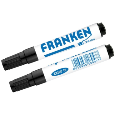 FRANKEN Flipchart Marker, Strichstärke: 2-6 mm, schwarz (EAN: 4016946189477)