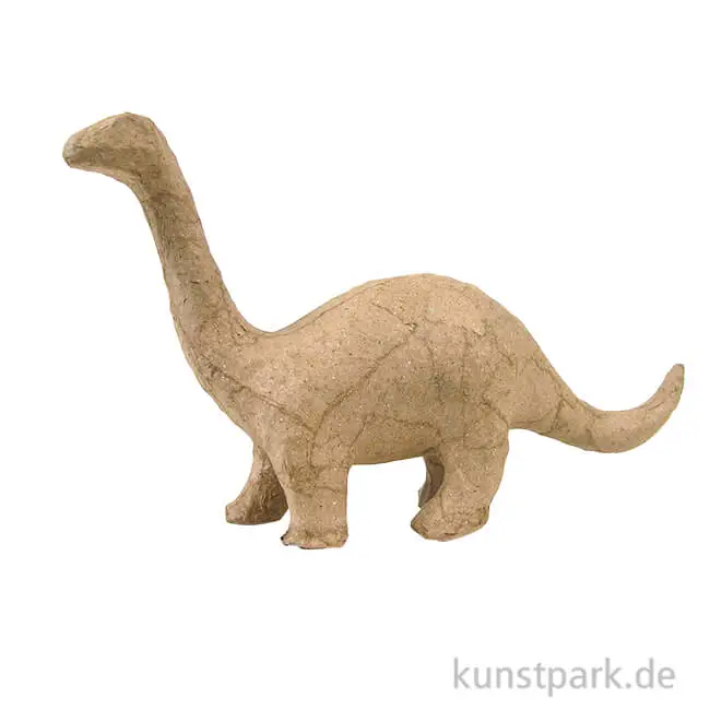 décopatch Pappmaché-Figur "Brontosaurus", 100 mm, naturbraun (EAN: 3760018501018)