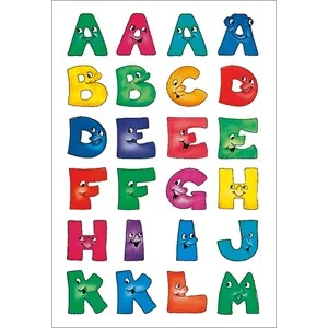 HERMA Buchstaben-Sticker A-Z, Papier, lustige Gesichter (EAN: 4008705041942)