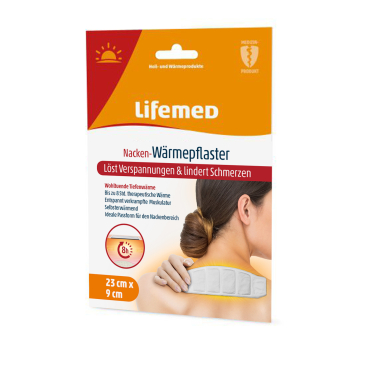 Lifemed Nacken-Wärmepflaster, 230 x 90 mm, weiß (EAN: 4251594210269)
