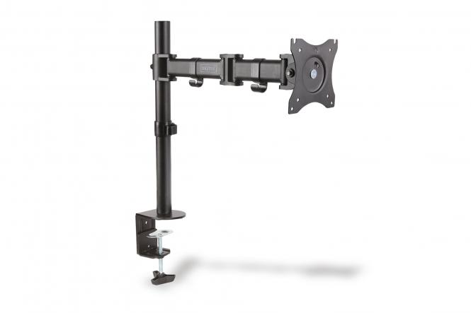 DIGITUS Monitorhalterung Single, mit Klemmfuß, bis 69 cm (EAN: 4016032424819)