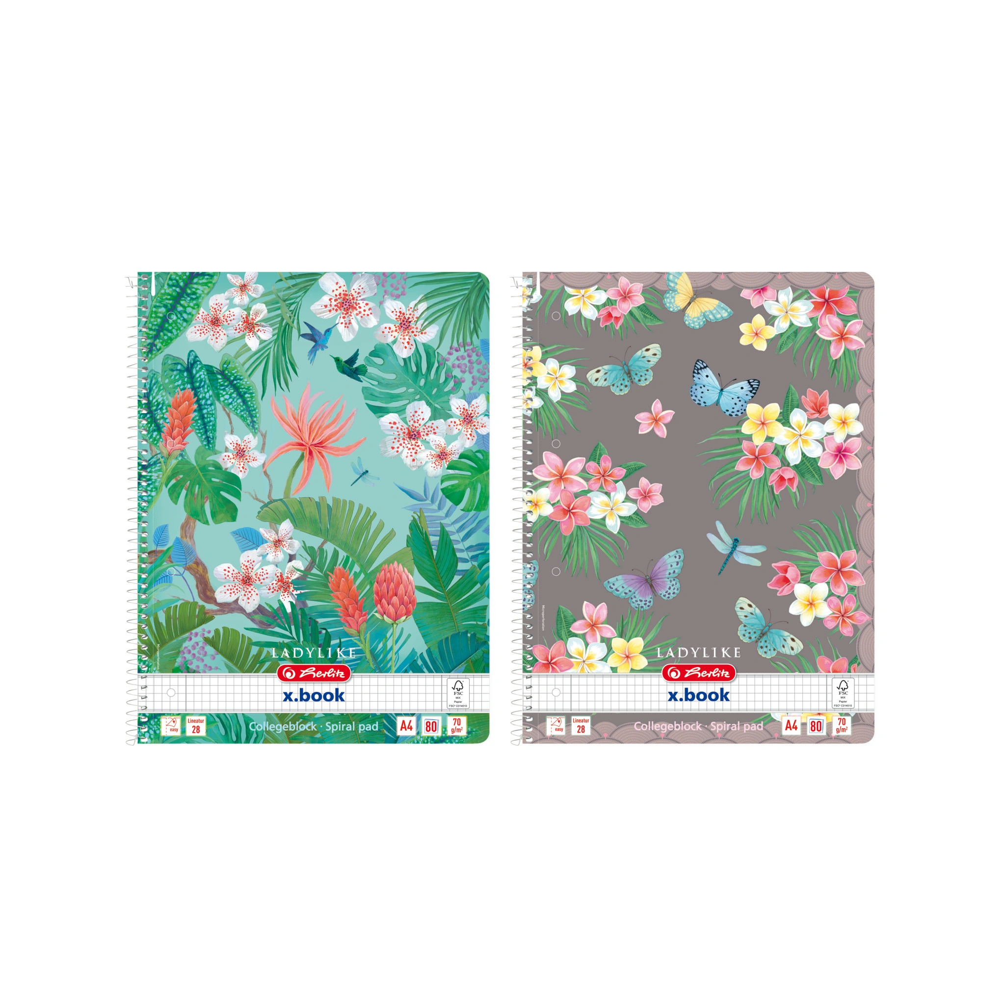 herlitz Collegeblock Ladylike, DIN A4, kariert (EAN: 4008110366005)
