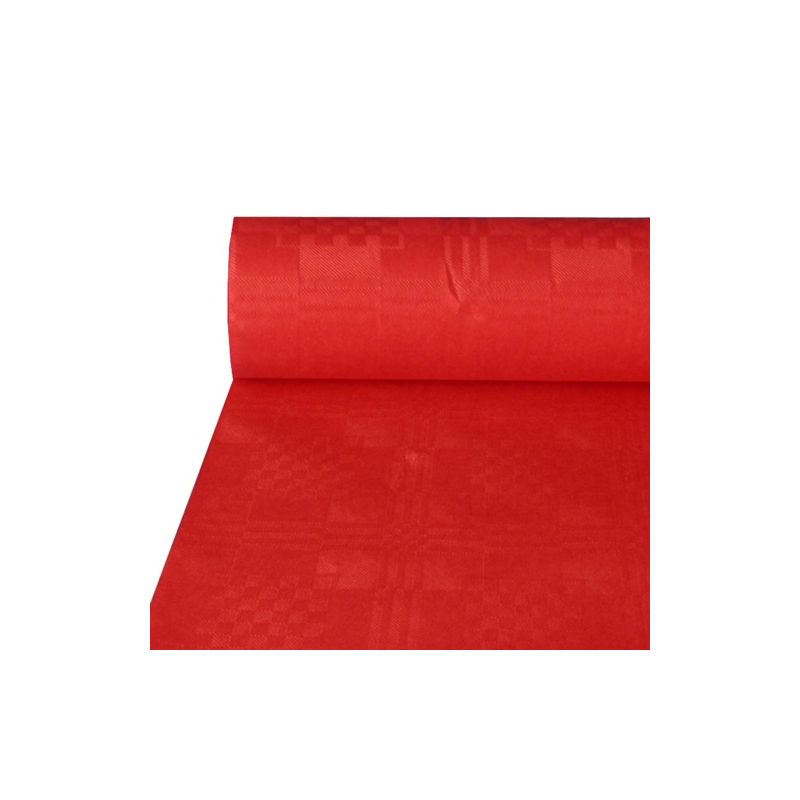 PAPSTAR Damast-Tischdecke, (B)1,0 x (L)50 m, rot (EAN: 4002911125731)