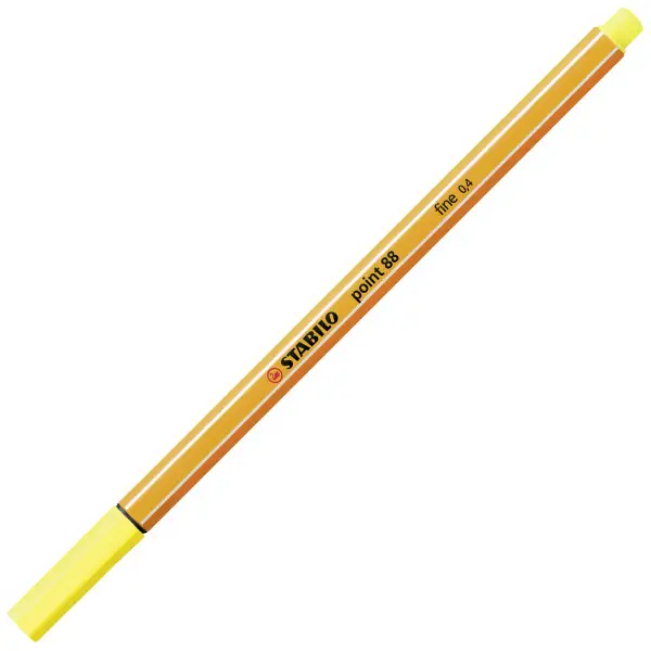 STABILO Fineliner point 88, zitronengelb (EAN: 4006381493062)