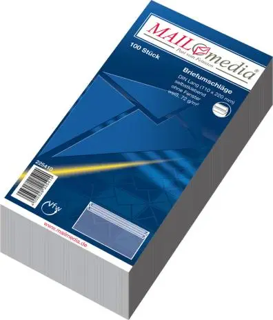 MAILmedia Briefumschlag Offset weiß, DL, ohne Fenster (EAN: 4003928225414)