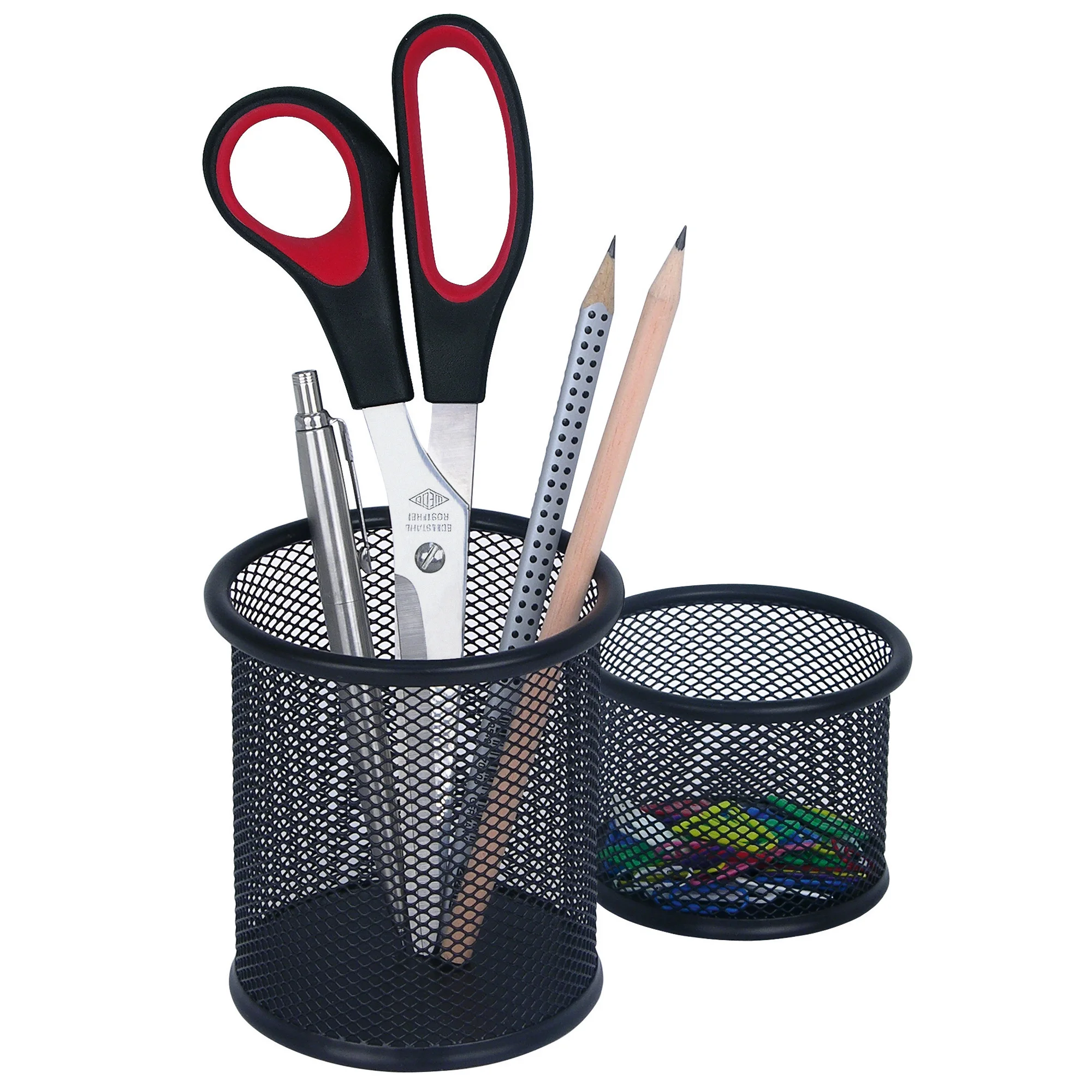 WEDO Stifteköcher-Set Office, aus Drahtmetall, schwarz (EAN: 4003801792750)