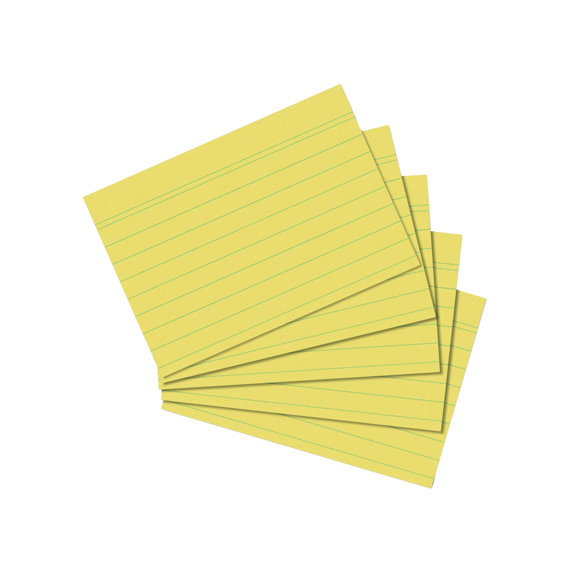 herlitz Karteikarten, DIN A7, liniert, gelb (EAN: 4008111150719)