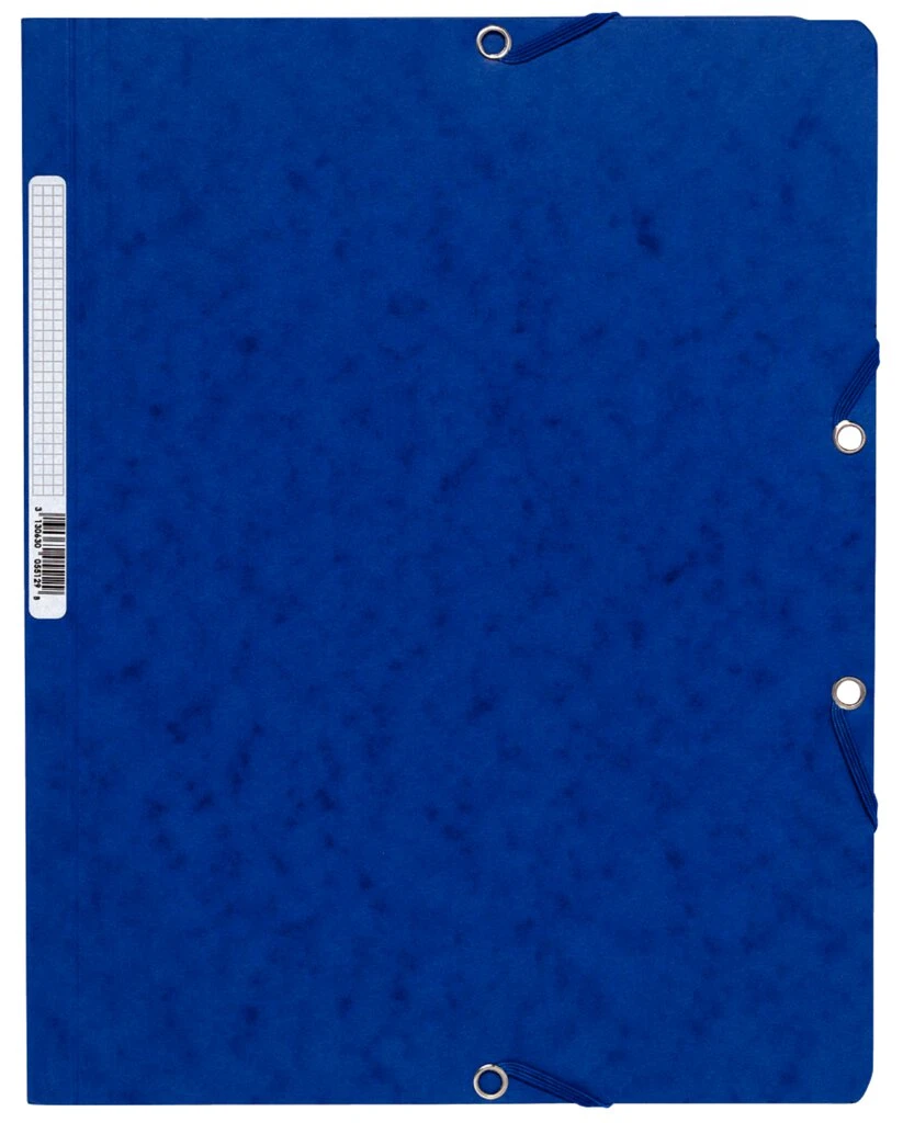 EXACOMPTA Eckspannermappe, DIN A4, Karton, blau (EAN: 3130630055129)