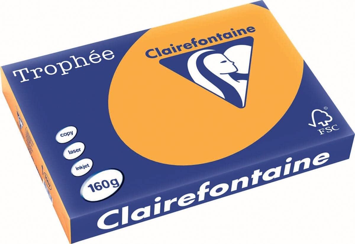 Clairefontaine Multifunktionspapier Trophée, A3, mandarine (EAN: 3329680106701)