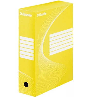 Esselte Archiv-Schachtel VIVIDA, DIN A4, gelb, (B)100 mm (EAN: 5902812336658)