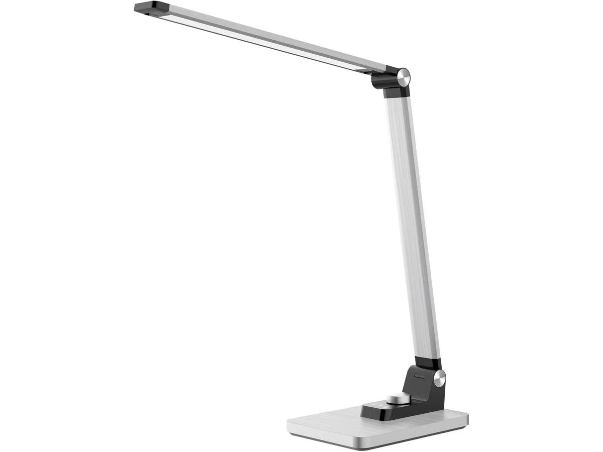 Hansa LED-Tischleuchte "Breeze", Standfuß, silber-gebürstet (EAN: 7612176092425)
