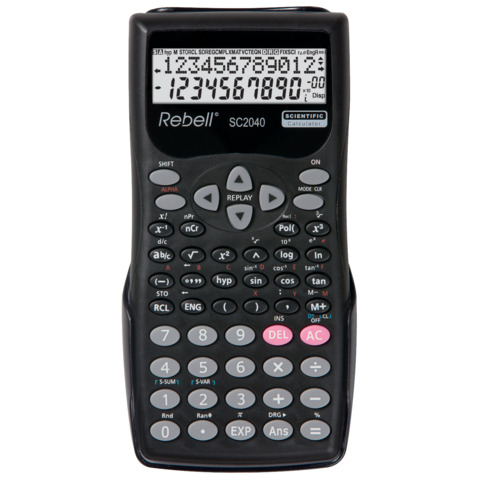 Rebell Schulrechner SC2040, schwarz (EAN: 8595179505231)