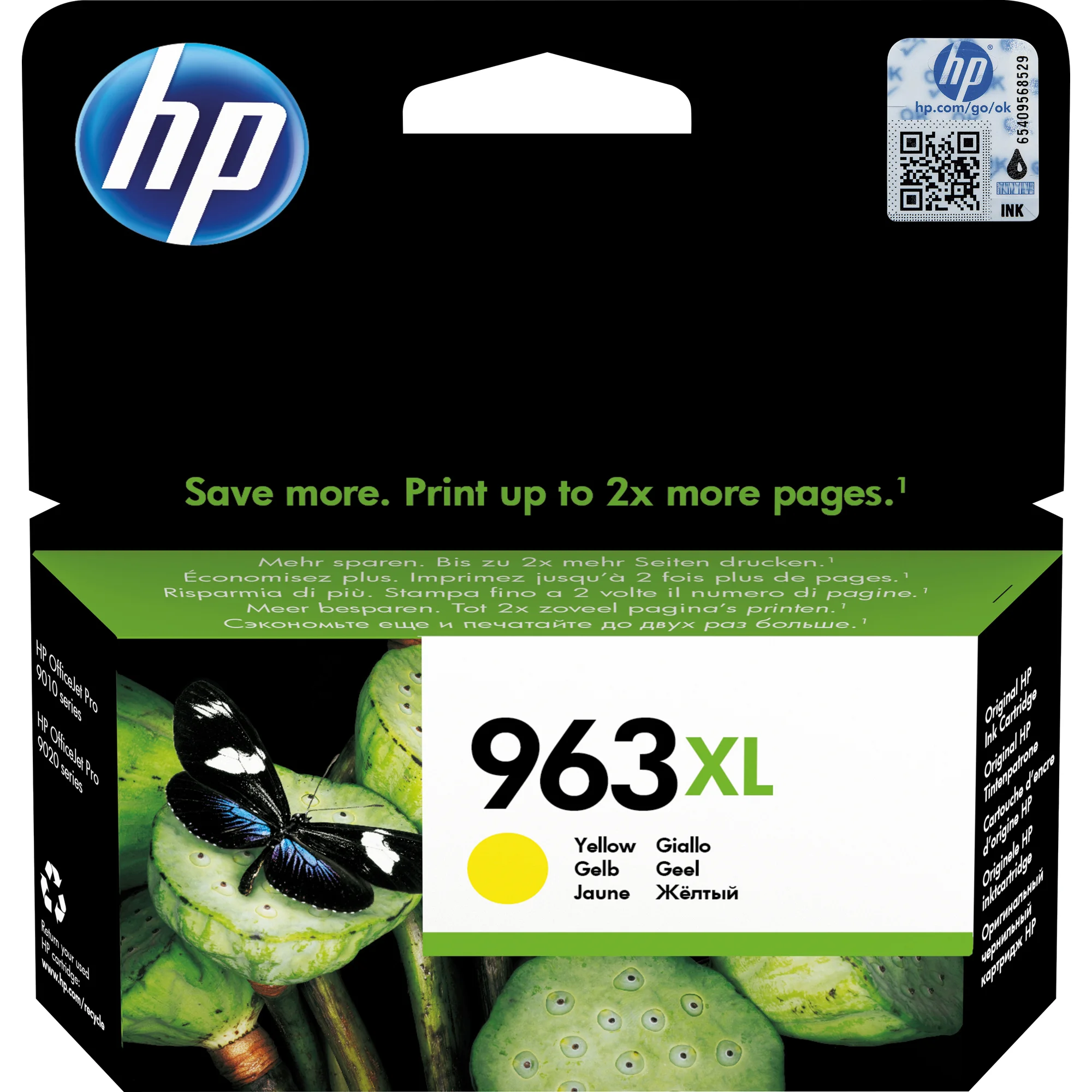 hp Tinte hp 963XL für hp OfficeJet Pro 9010, gelb (EAN: 0192545866583)