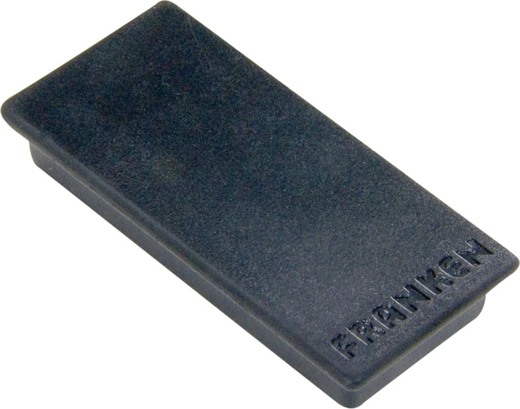 FRANKEN Haftmagnet, Haftkraft: 1,0 kg, 50 x 23 mm, schwarz (EAN: 4016946183468)