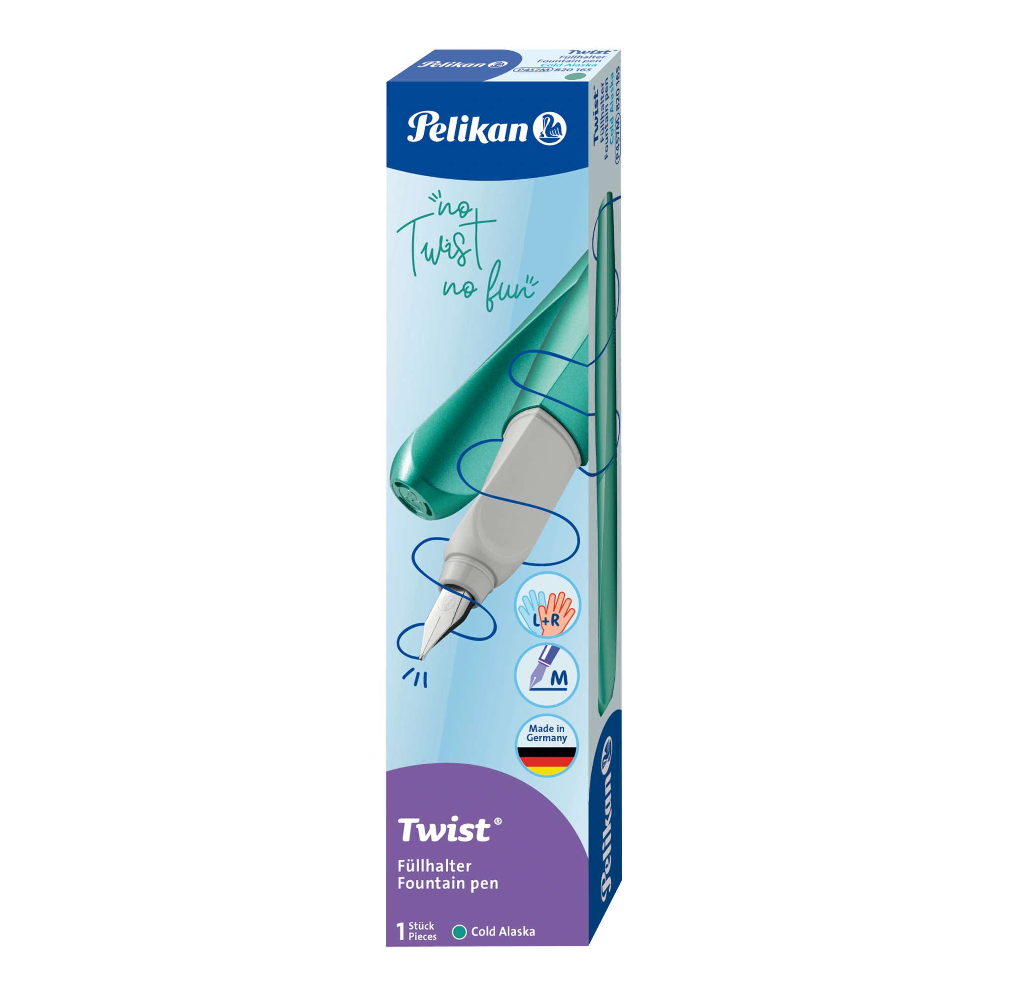 Pelikan Twist Füllhalter Cold Alaska, grün (EAN: 4012700820167)