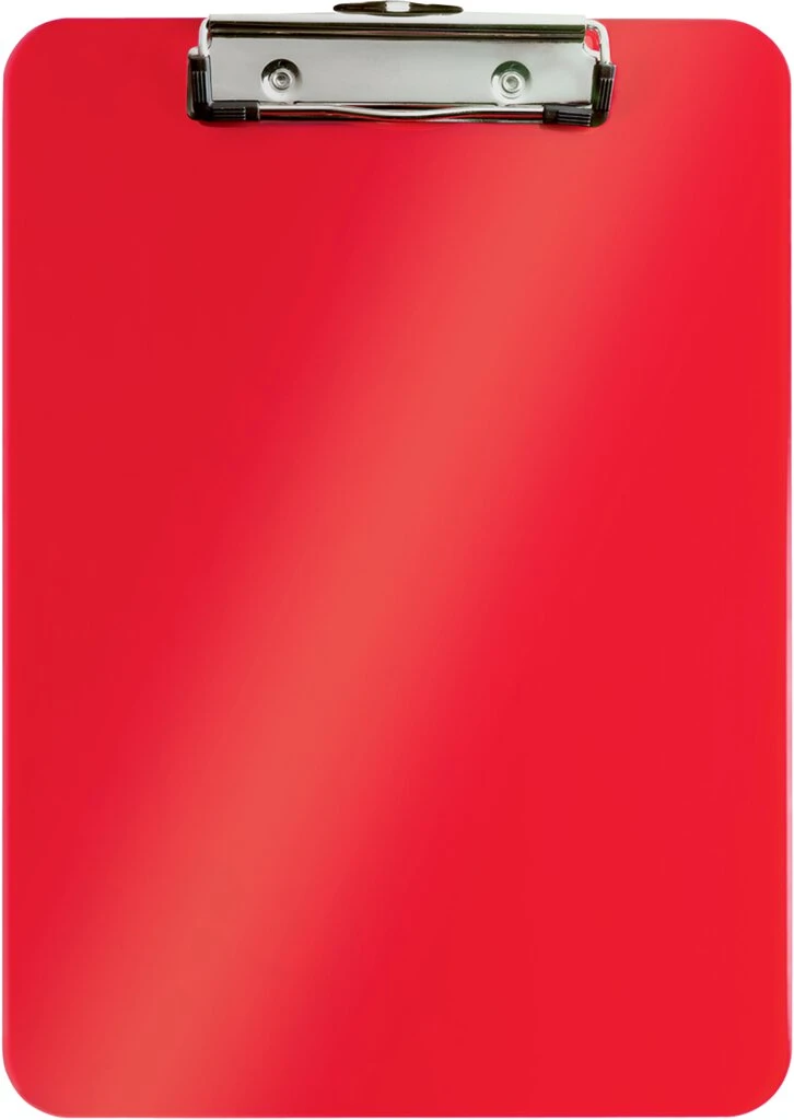 LEITZ Klemmbrett WOW, DIN A4, Polystyrol, rot (EAN: 4002432135042)