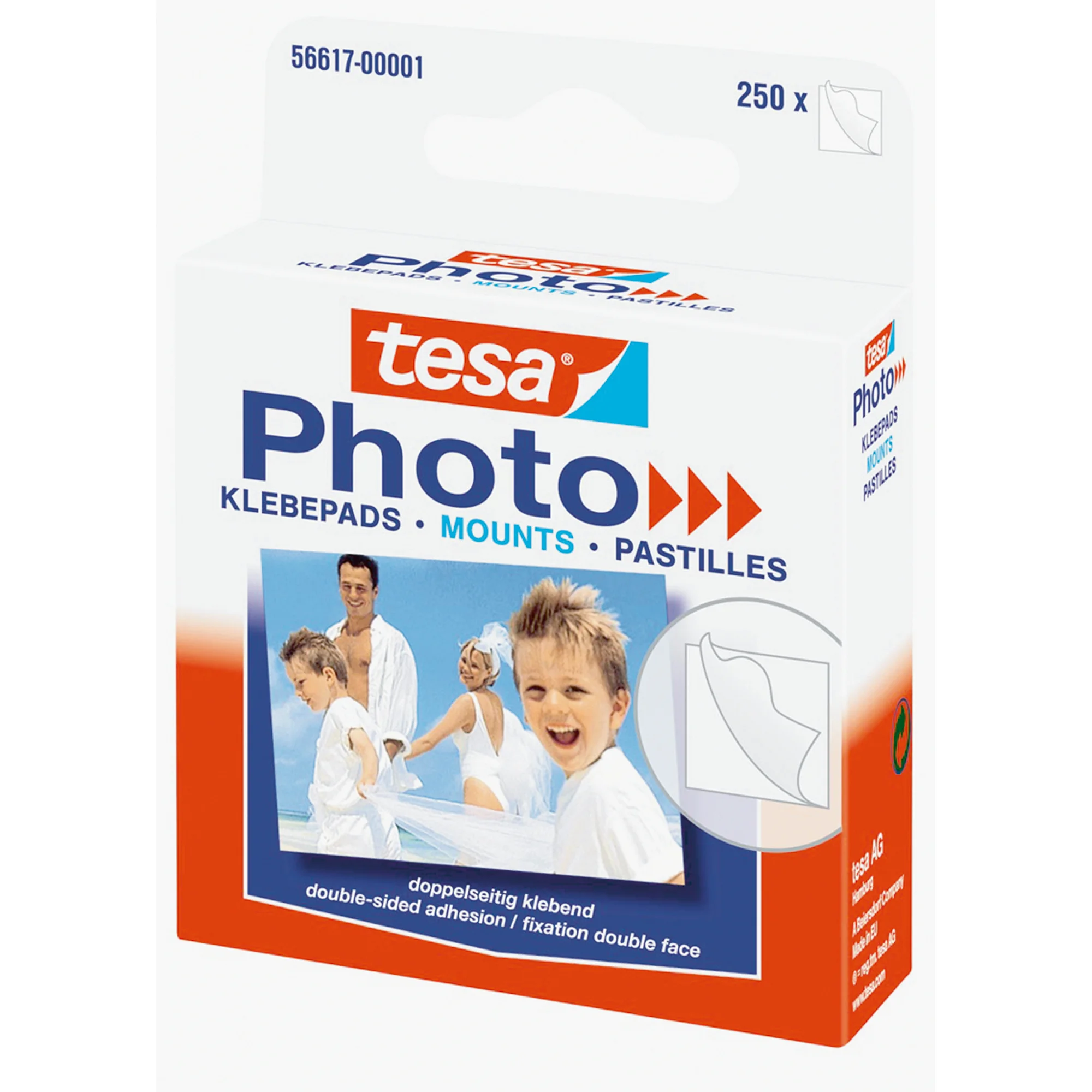 tesa Photo Foto-Klebepads, weiß, beidseitig klebend (EAN: 4042448026354)