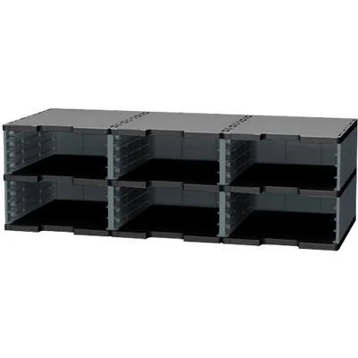 EXACOMPTA Schubladenbox MODULODOC Jumbo, schwarz / mausgrau (EAN: 9002493422766)