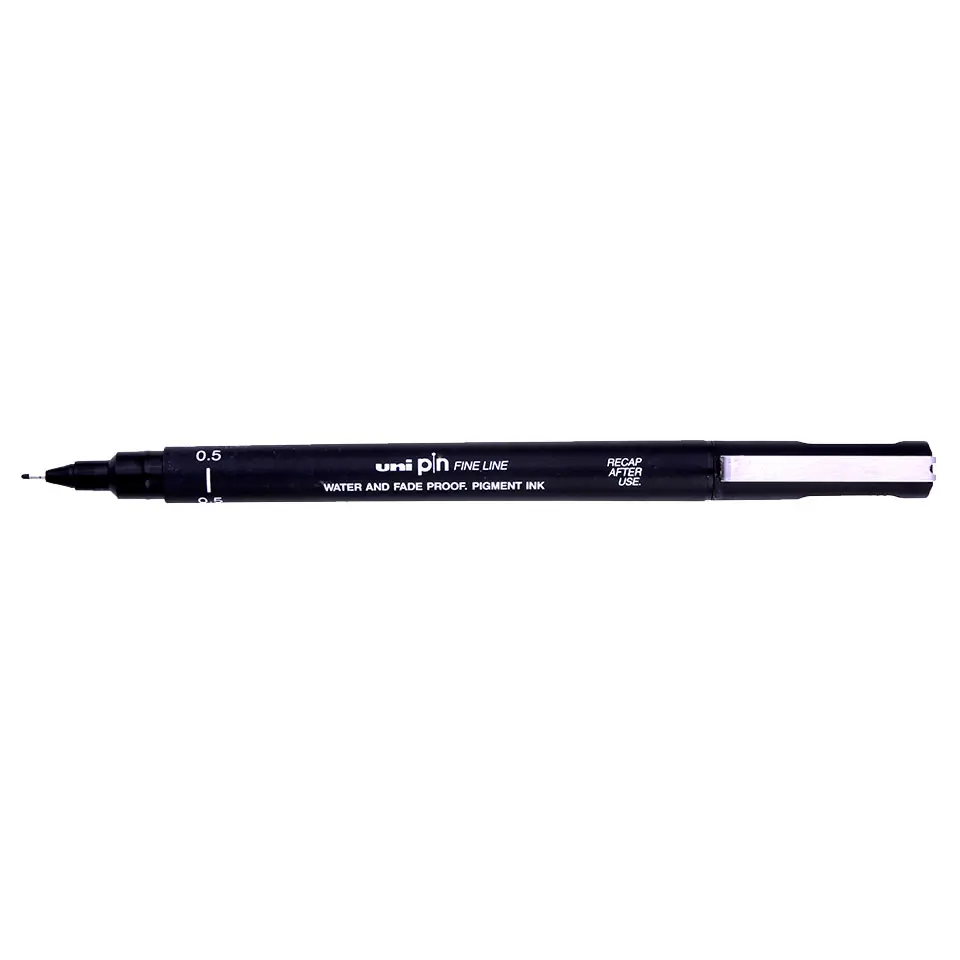 uni-ball Fineliner PIN 05200 N, schwarz (EAN: 4902778915387)