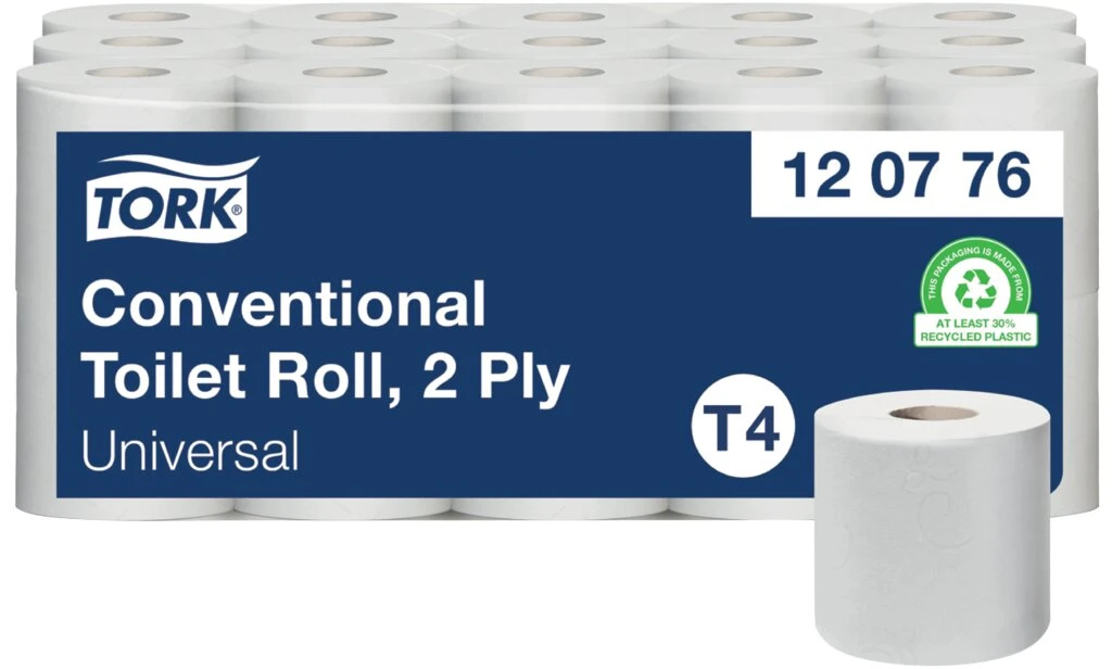 TORK Toilettenpapier, 2-lagig, weiß, Großpackung (EAN: 7310791048406)