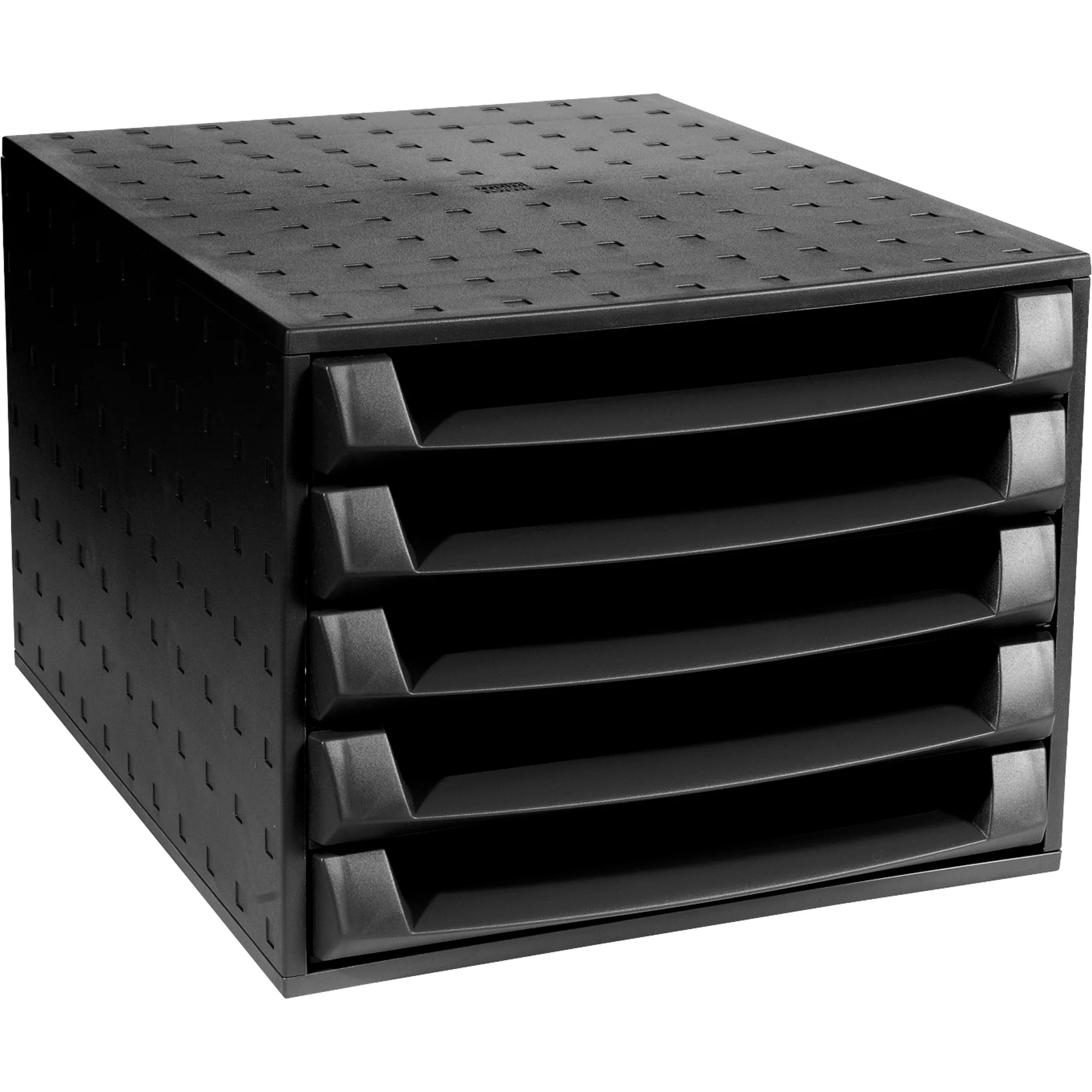 EXACOMPTA Schubladenbox THE BOX, 5 Schübe, schwarz (EAN: 9002493422612)
