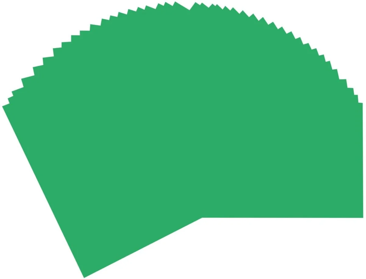 folia Tonpapier, DIN A3, 130 g/qm, smaragdgrün (EAN: 4001868063547)