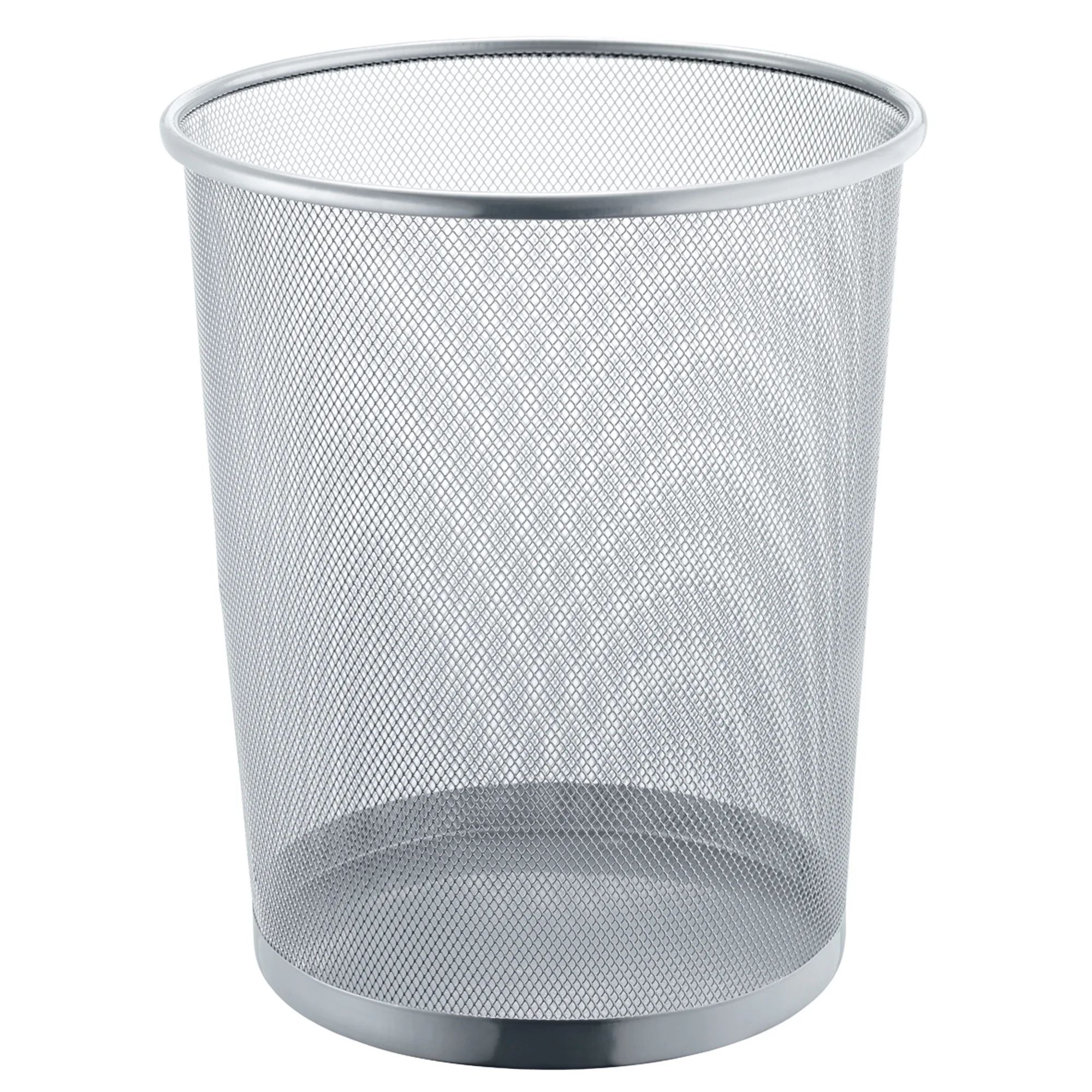 helit Papierkorb "the circle network", 23 Liter, silber (EAN: 4012086091281)