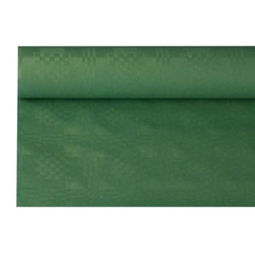 PAPSTAR Damast-Tischdecke, (B)1,2 x (L)8 m, dunkelgrün (EAN: 4002911185995)