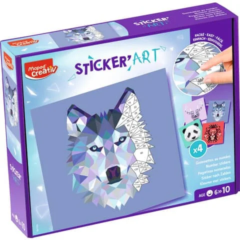 Maped Creativ Kleben nach Zahlen STICKER'ART (EAN: 3154149070558)