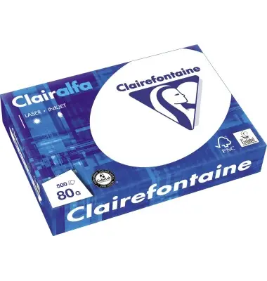 Clairefontaine Multifunktionspapier, DIN A4, extra weiß (EAN: 3329680197907)