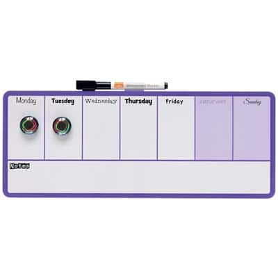 nobo Wochenplaner, (B)360 x (H)140 mm, violett (EAN: 5028252441612)