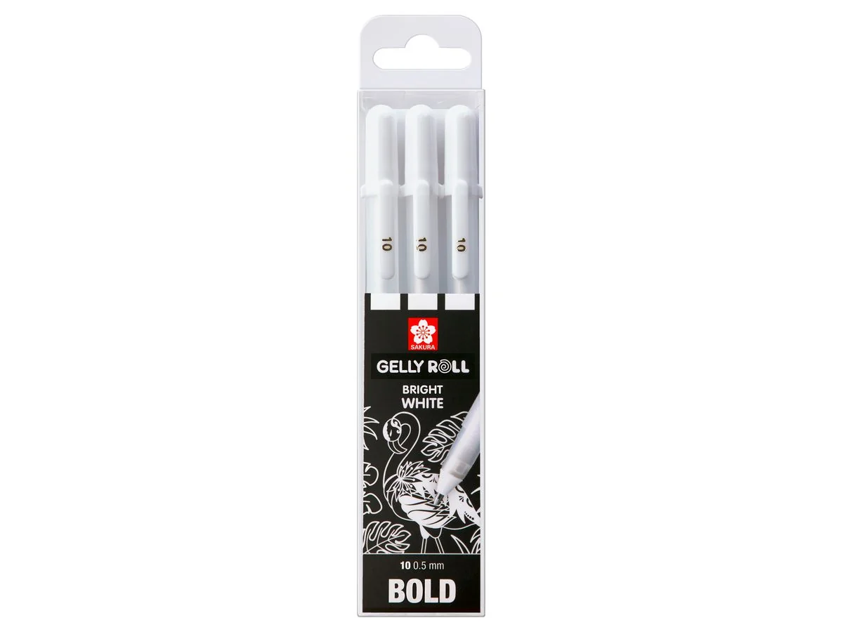 SAKURA Gel-Tintenroller Gelly Roll Real White, 0,5 mm, weiß (EAN: 8712079409302)