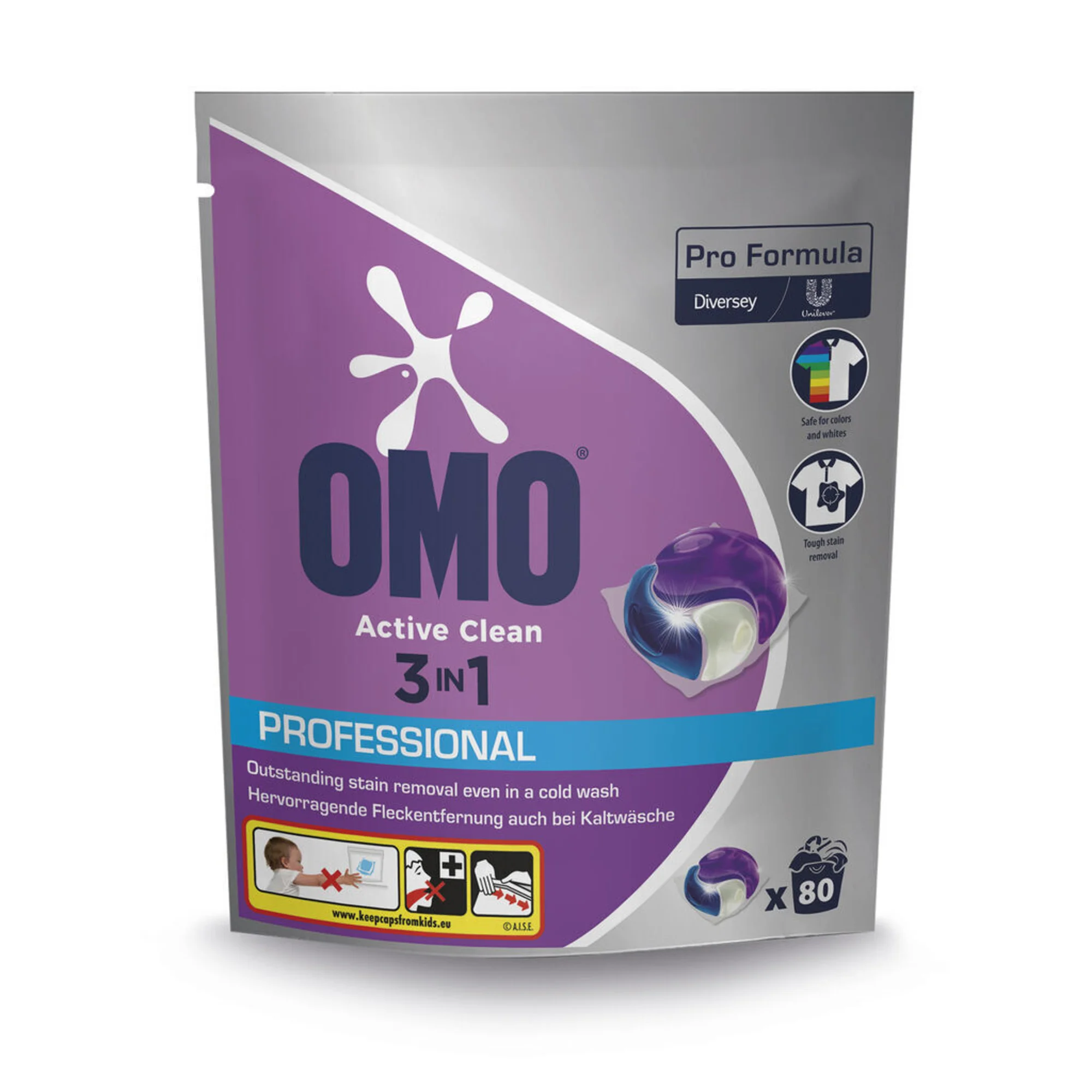 OMO Professional Waschmittel Pods Active Clean 3in1, 80 St. (EAN: 7615400858200)