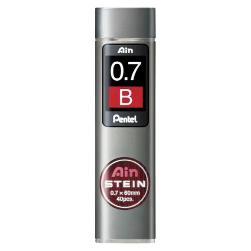 Pentel Druckbleistift-Feinmine AIN STEIN C277, Härtegrad: B (EAN: 4902506269348)