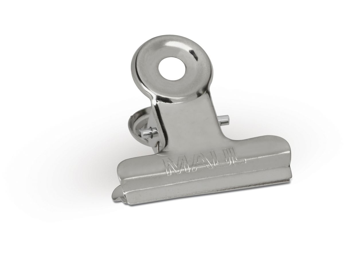 MAUL Briefklemmer aus Metall, Farbe: nickel, Breite: 30 mm (EAN: 4002390009737)