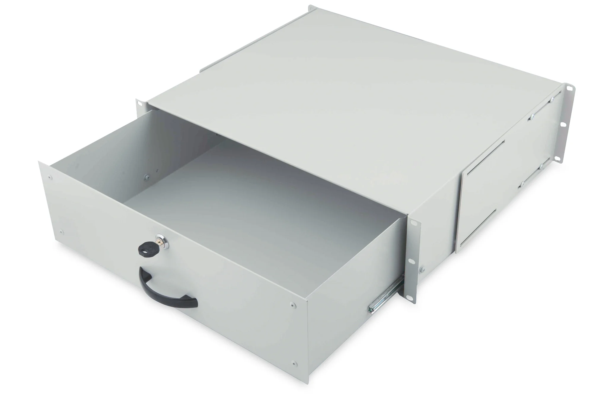 DIGITUS 19" Dokumentenfach, 3 HE, lichtgrau (RAL 7035) (EAN: 4016032161714)