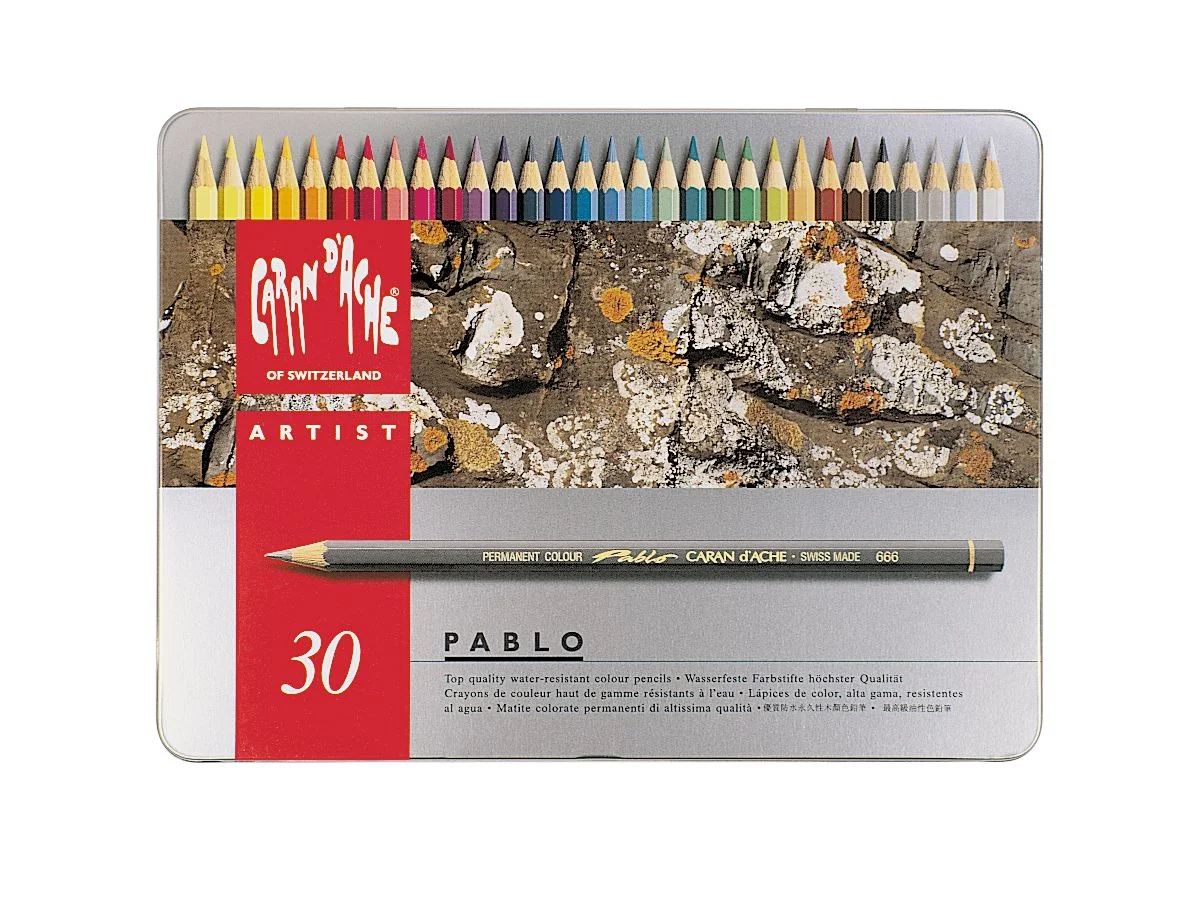CARAN D'ACHE Buntstifte PABLO, 30er Metalletui (EAN: 7610186093302)