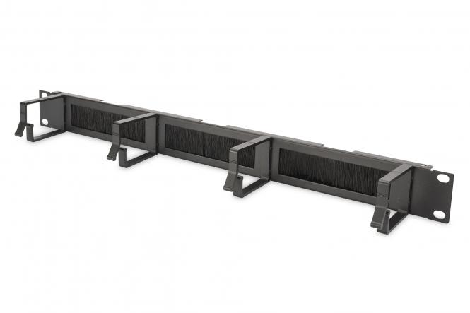 DIGITUS 19" Rangierpanel, 4 Kabelführungsbügel, schwarz (EAN: 4016032441632)