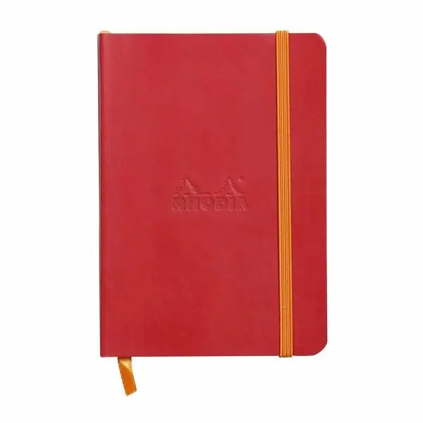 RHODIA Notizbuch RHODIARAMA, DIN A6, liniert, mohnrot (EAN: 3037921173138)