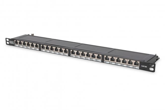 DIGITUS 19" Patch Panel Kat.6, Klasse E, 24 Port, schwarz (EAN: 4016032323297)