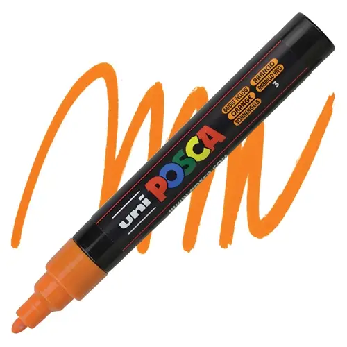 POSCA Pigmentmarker PC-5M, hellorange (EAN: 4902778916223)