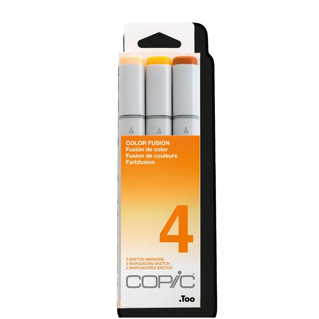 COPIC Marker sketch, 3er Set "Color Fusion 4" (EAN: 4511338053553)