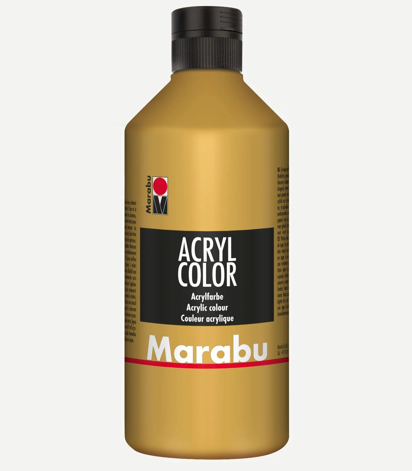 Marabu Acrylfarbe Acryl Color, 500 ml, gold 084 (EAN: 4007751775931)