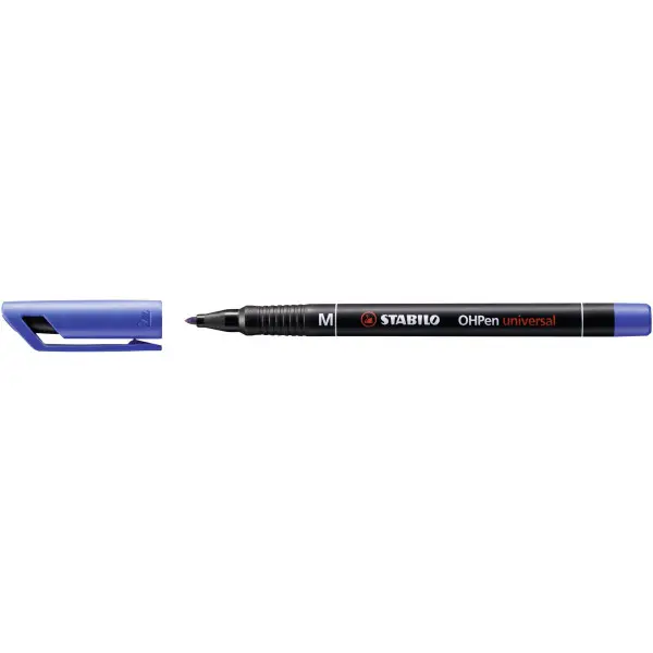 STABILO Permanent-Marker OHPen universal, permanent, blau (EAN: 4006381115438)