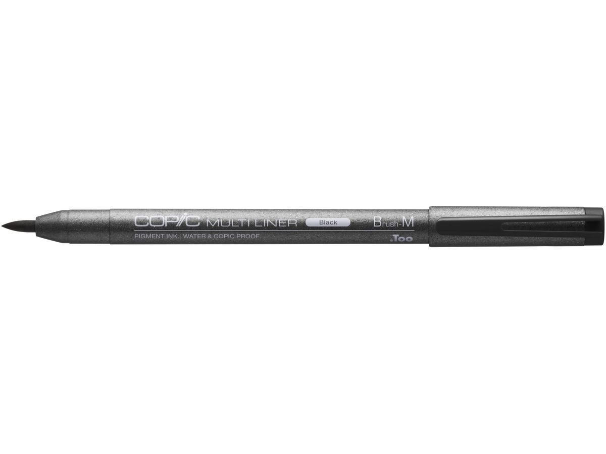 COPIC Fineliner MULTILINER, Brush M, schwarz (EAN: 4511338022665)