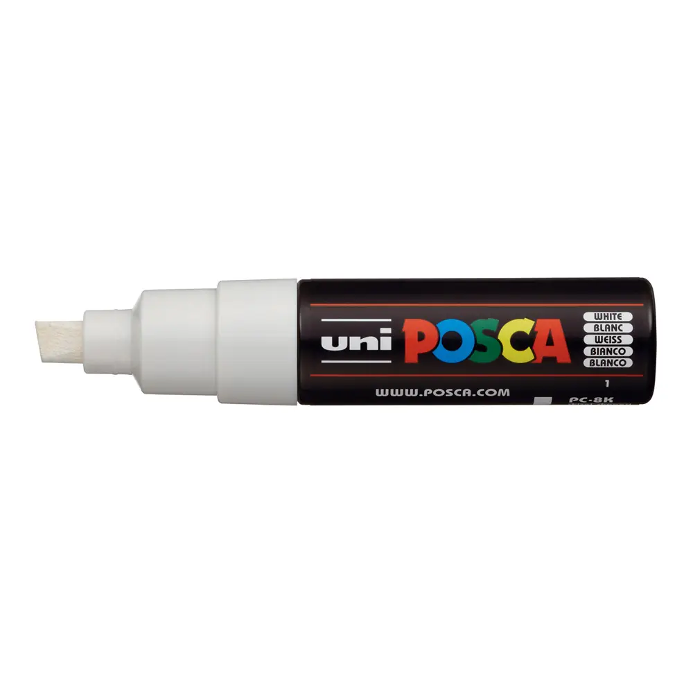 POSCA Pigmentmarker PC-8K, weiß (EAN: 4902778916599)