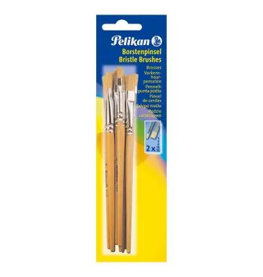 Pelikan Borstenpinsel-Set 613 F, 10-teilig, sortiert (EAN: 4012700720405)