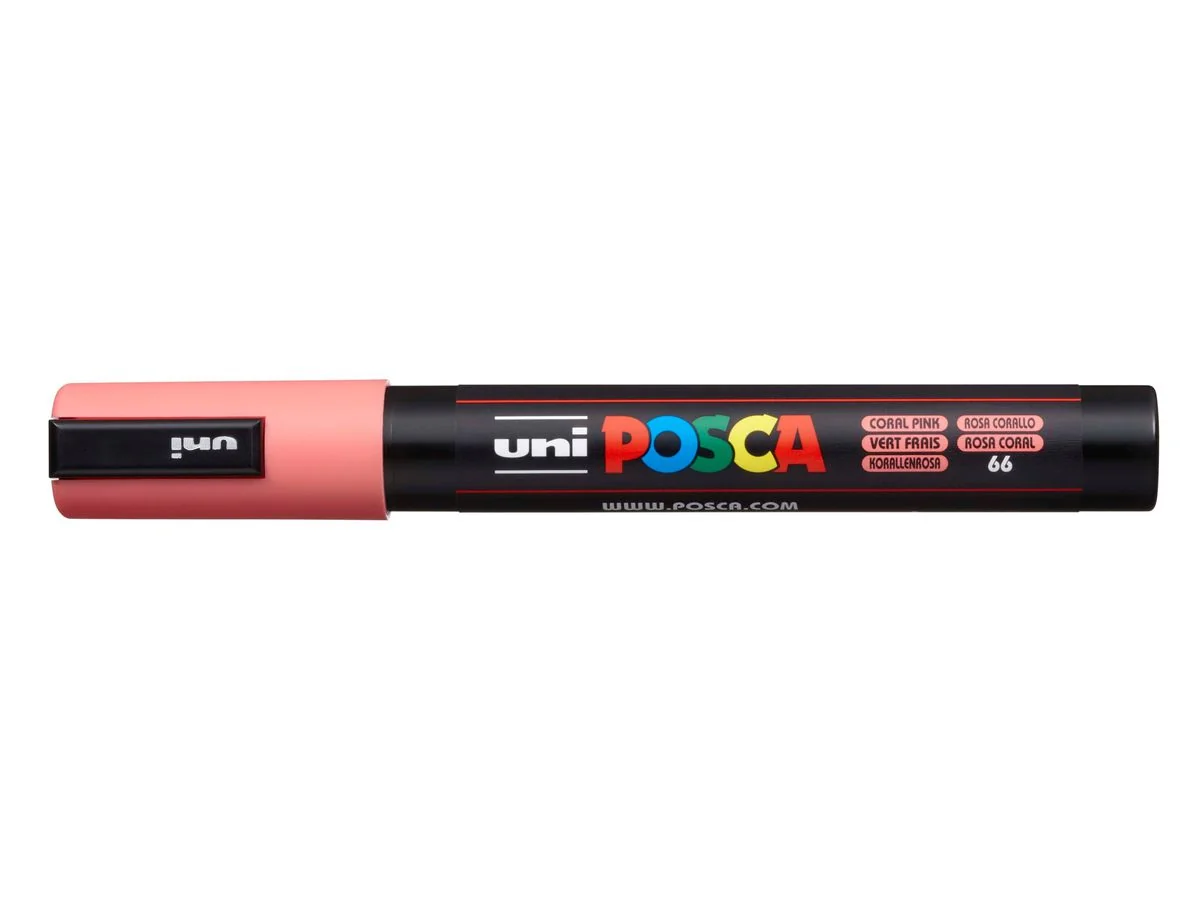 POSCA Pigmentmarker PC-5M, korallenrosa (EAN: 4902778198025)