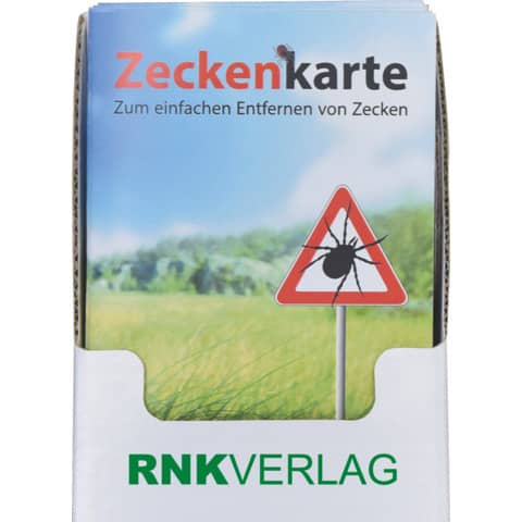 RNK Zeckenkarte "Safecard" mit Lupe, 85 x 54 mm (EAN: 4002871251006)